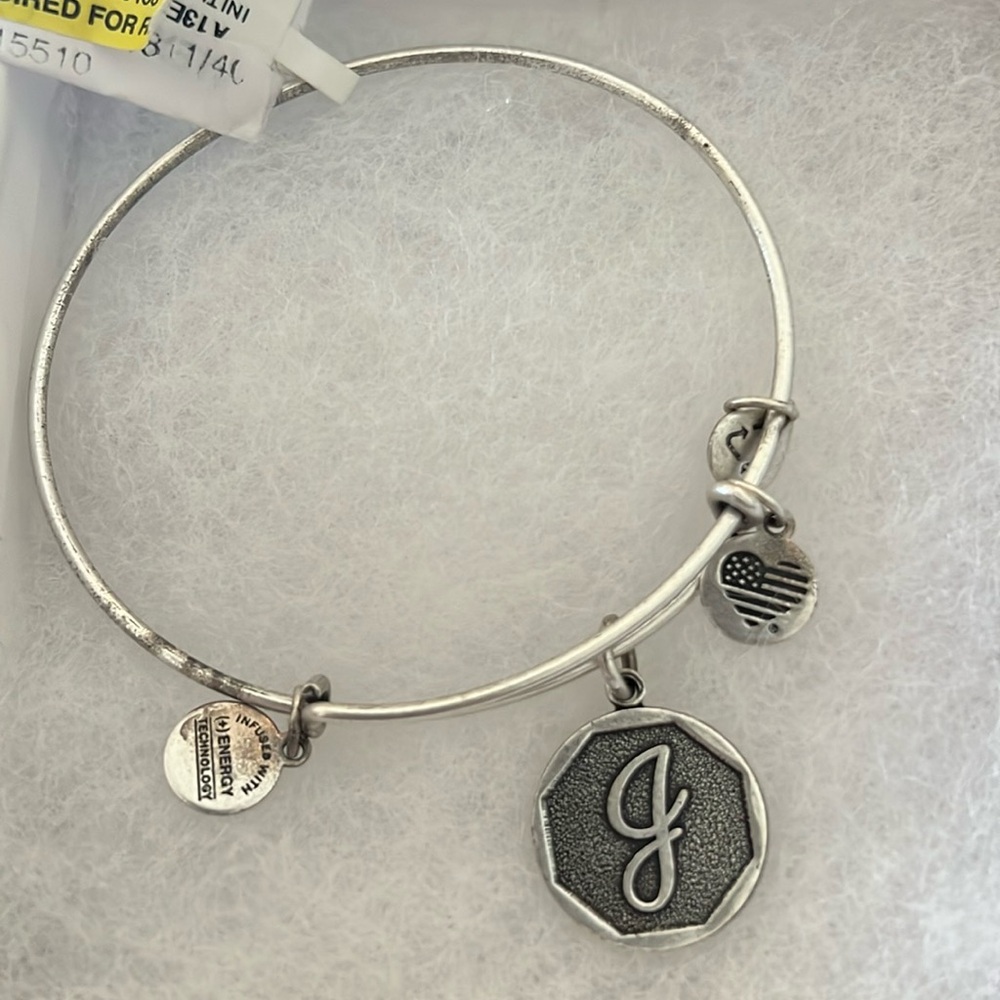 Alex and Ani initial “J” bracelet